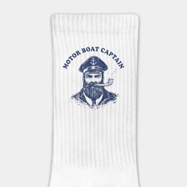 Vintage Nautical Motor Boat Captain by AZEERTEE