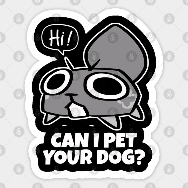Dandy's World Pebble | Can I Pet Your Dog? Dandy's World Sticker by AZEERTEE