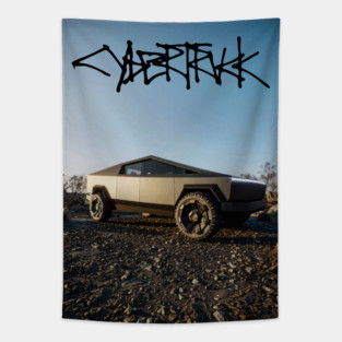 cybertruck nature Tapestry