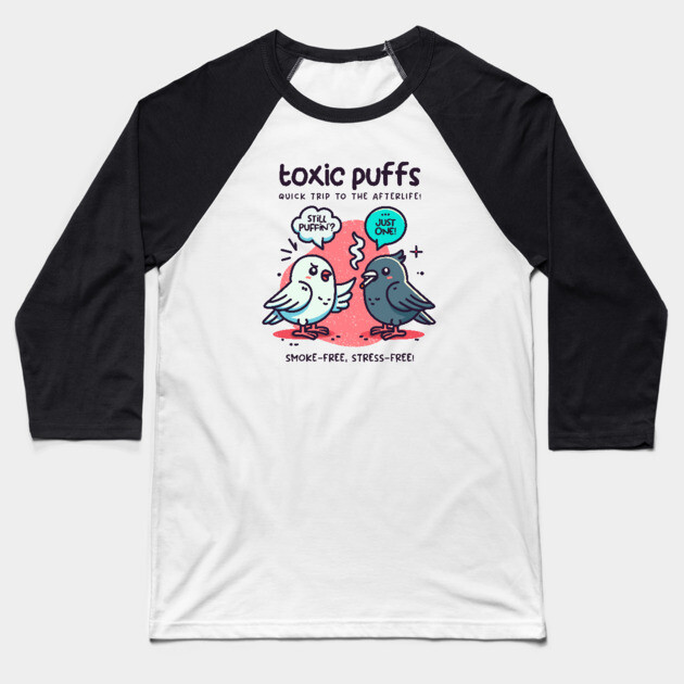 TOXIC PUFFS Baseball T-Shirt by Fabrik
