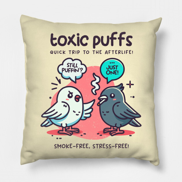 TOXIC PUFFS Pillow by Fabrik