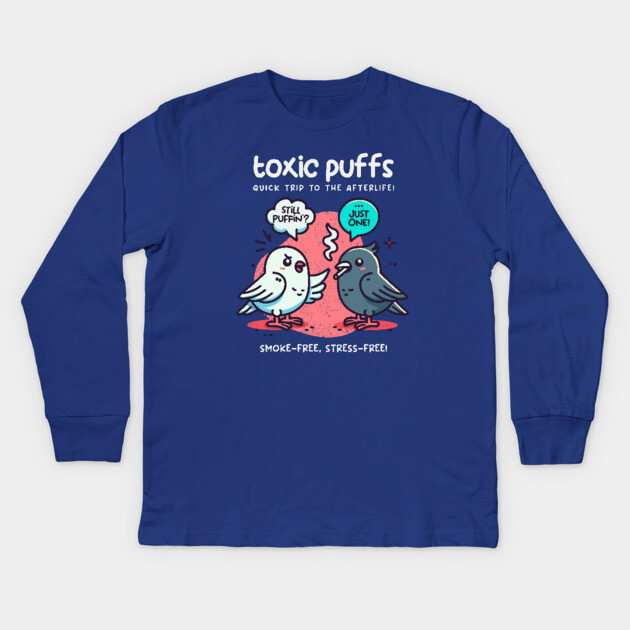 TOXIC PUFFS Kids Long Sleeve T-Shirt by Fabrik