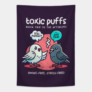 TOXIC PUFFS Tapestry