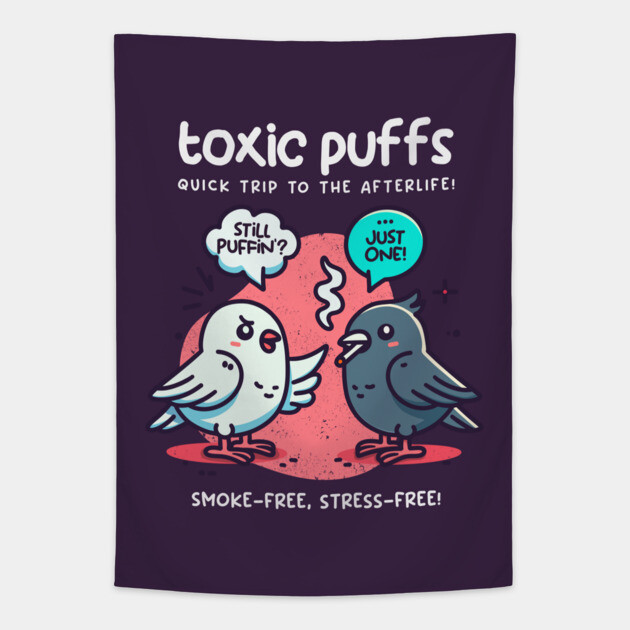 TOXIC PUFFS Tapestry by Fabrik