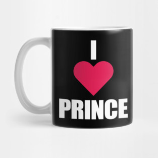 I LOVE PRINCE (Red Heart) Mug