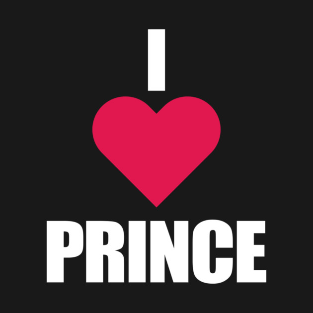 I LOVE PRINCE (Red Heart) by PPUK