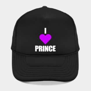 I LOVE PRINCE (Purple Heart) Hat