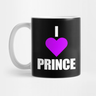 I LOVE PRINCE (Purple Heart) Mug