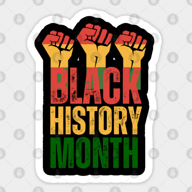 Black History Month Sticker by Creatifly Graphic Tees