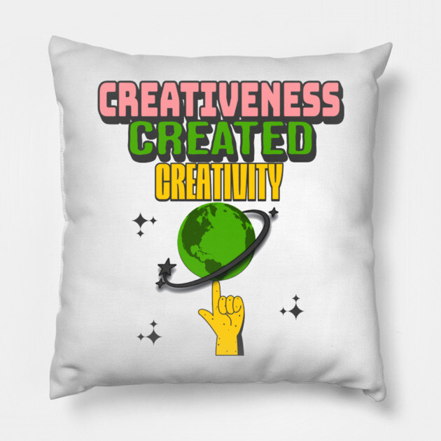 Divine Creation: Embracing God’s Gift of Creativity Pillow by Rox