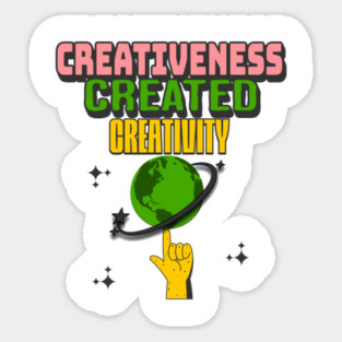 Divine Creation: Embracing God’s Gift of Creativity Sticker