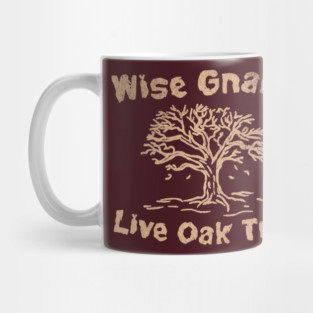 Wise Gnarly Live Oak Tree Mug