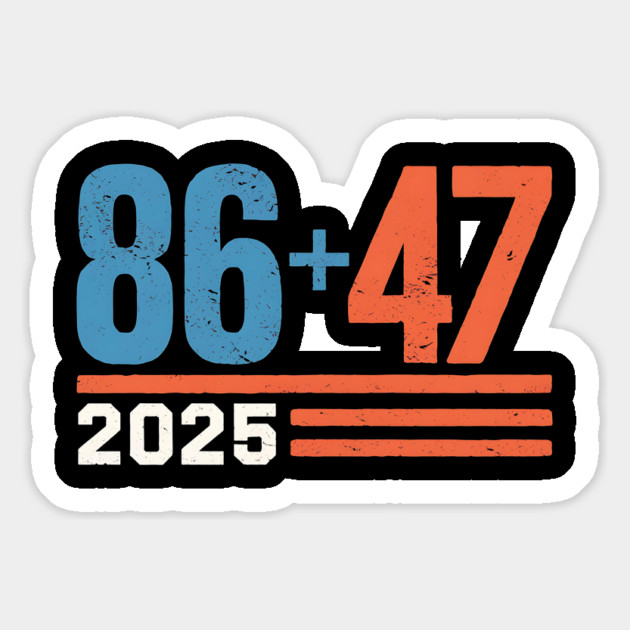 8647 Anti Trump Retro Vintage Magnet by ArtistTee ⭐⭐⭐⭐⭐