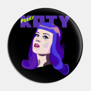 Katy Perry art Pin