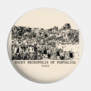 Rocky Necropolis of Pantalica - Italy Pin