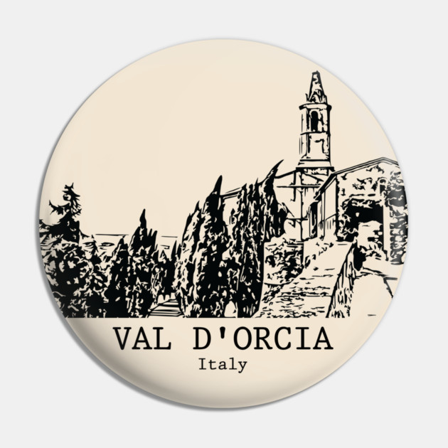 Val d'Orcia - Italy Pin by Lakeric