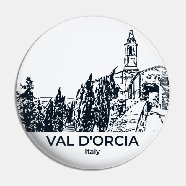 Val d'Orcia - Italy Pin by Lakeric