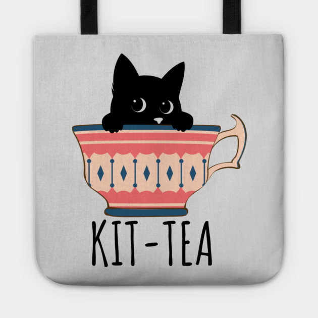 KIT-TEA Stealthy Sips Tote by Premachandra's Store