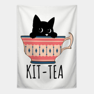 KIT-TEA Stealthy Sips Tapestry
