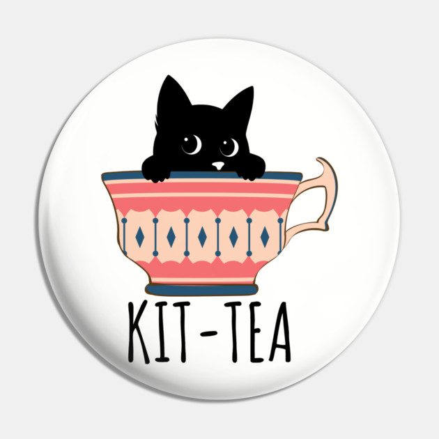 KIT-TEA Stealthy Sips Pin by Premachandra's Store