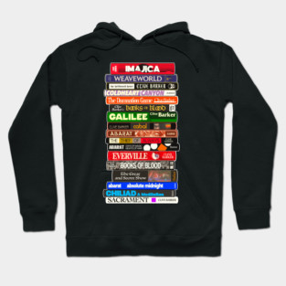 Clive Barker Best Of Collection Book Stack Hoodie