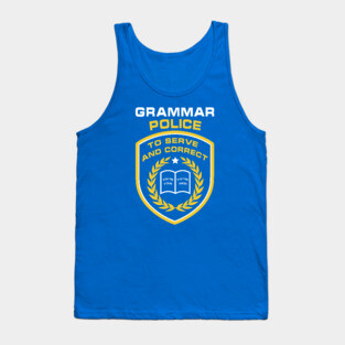 Grammar Police Tank Top