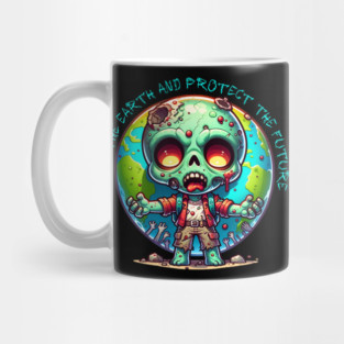 Earth Day Zombie Mug