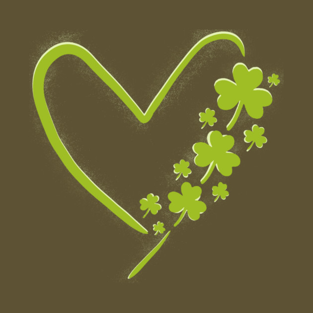 Saint Patrick Heart Clover by The WYLD Tribe