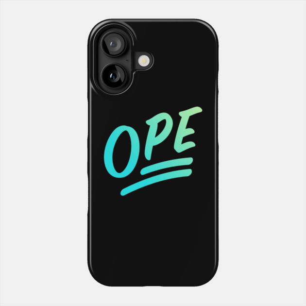 Ope - Emoji Phone Case by allisawr