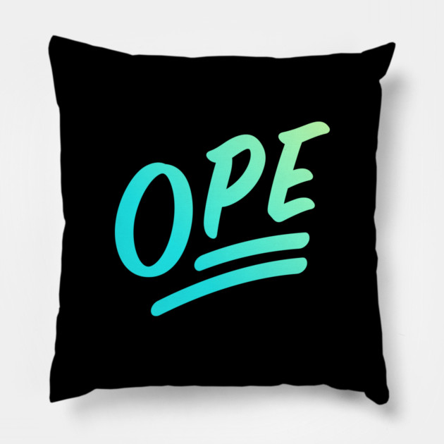 Ope - Emoji Pillow by allisawr