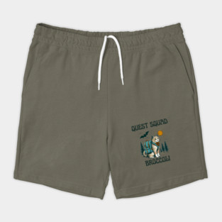 Quest Fantasy Squad Broccoli Cat Adventure Shorts
