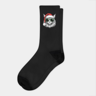 christmas-cat Socks