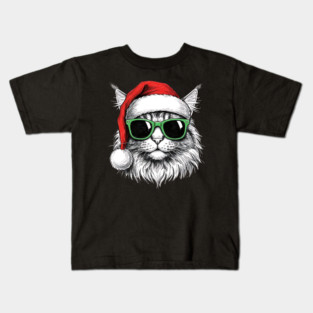 christmas-cat Kids T-Shirt