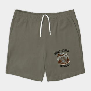 Quest Squad Broccoli Hiking Cat Vintage Shorts