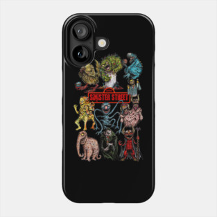 Sinister Street - Horror Puppets!! Phone Case