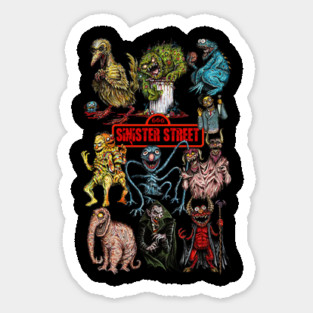 Sinister Street - Horror Puppets!! Magnet