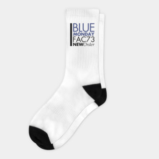 Blue Monday Fan Art Socks
