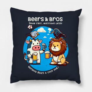 BEERS AND BROS Pillow