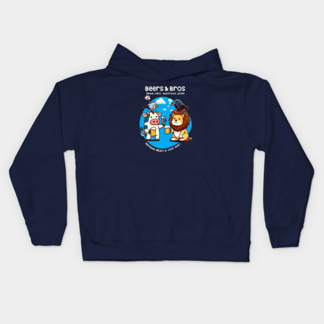 BEERS AND BROS Kids Hoodie by Fabrik