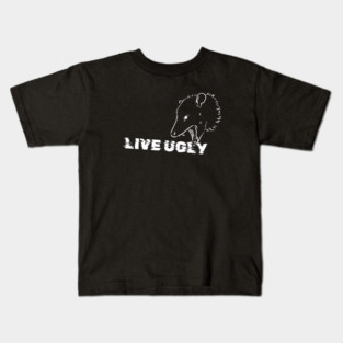 "Live Ugly" Opossum Kids T-Shirt