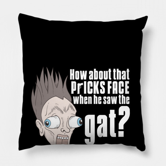 Wine & Wiseguys: We're with the Vipers Pillow by Low Life Shirts