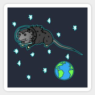 SPACE OPOSSUM Sticker