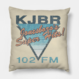KJBR - Jonesboro's Super Hits Pillow