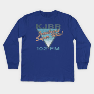 KJBR - Jonesboro's Super Hits Kids Long Sleeve T-Shirt