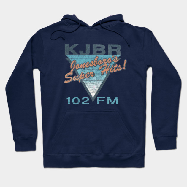 KJBR - Jonesboro's Super Hits Hoodie by rt-shirts