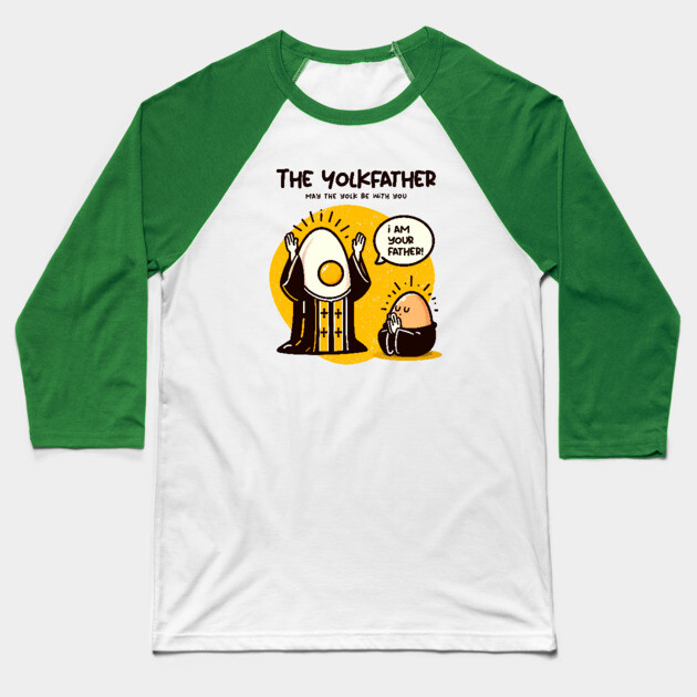 THE YOLKFATHER Baseball T-Shirt by Fabrik