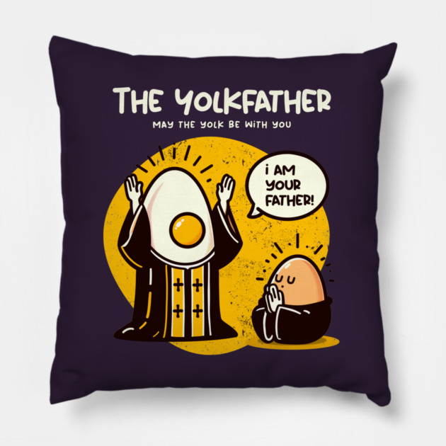 THE YOLKFATHER Pillow by Fabrik