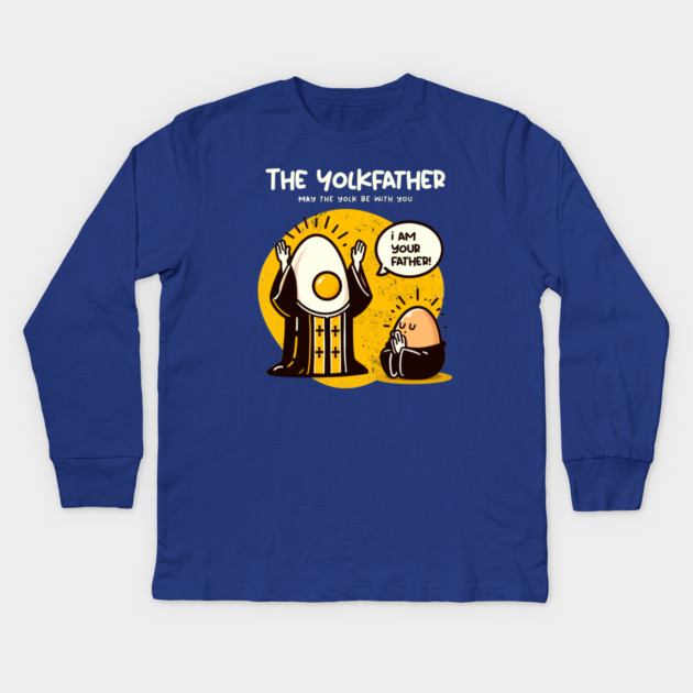 THE YOLKFATHER Kids Long Sleeve T-Shirt by Fabrik