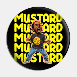 Kendrick Lamar Mustard Pin