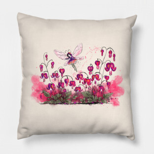 Bleeding Heart Fairy Pillow